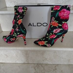 New, Aldo Floral Boots